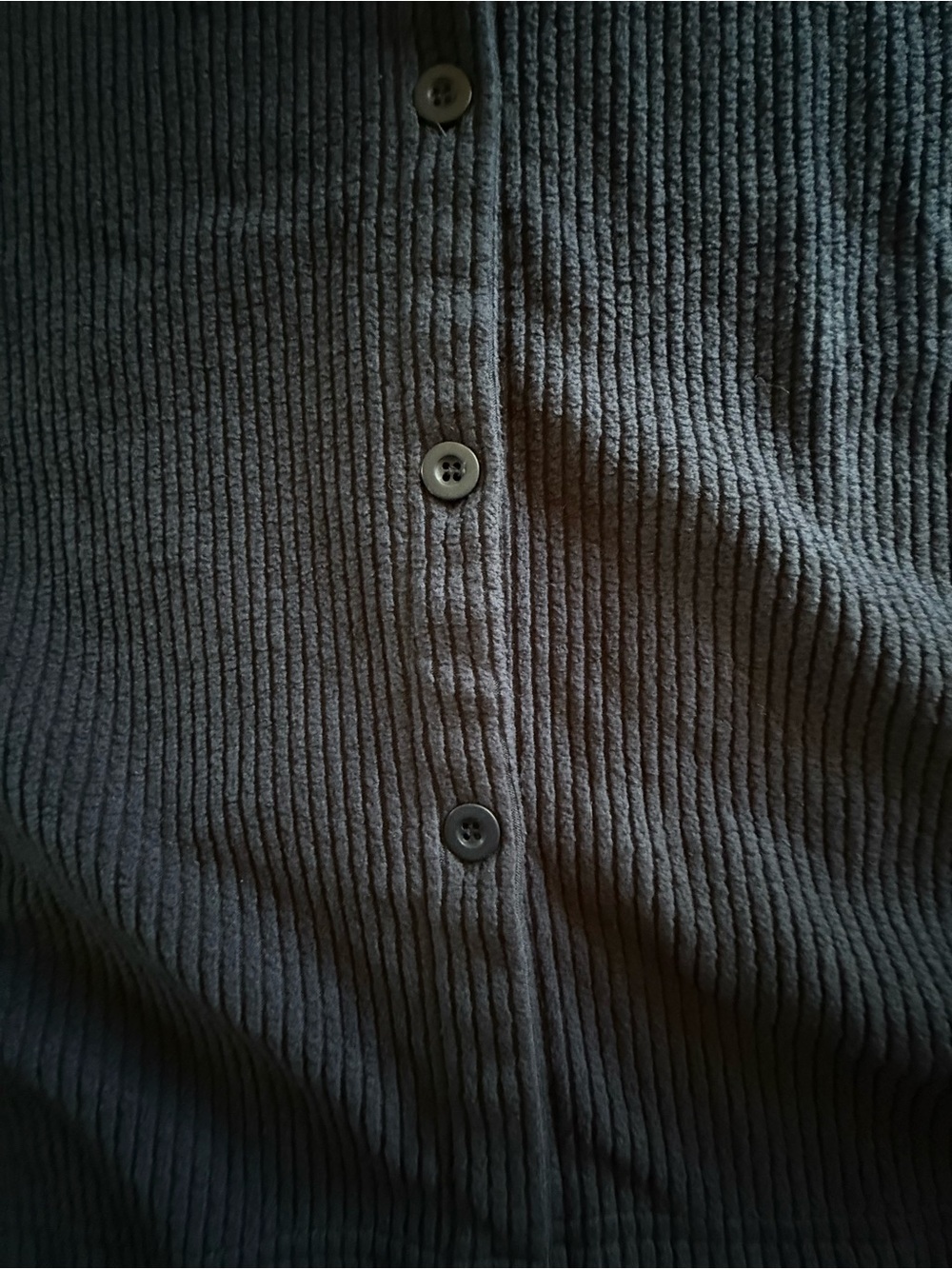 VTG 90's Paul Harris Design Sport Corduroy Shirt Jacket Dark Navy Blue Shacket - Picture 5 of 11